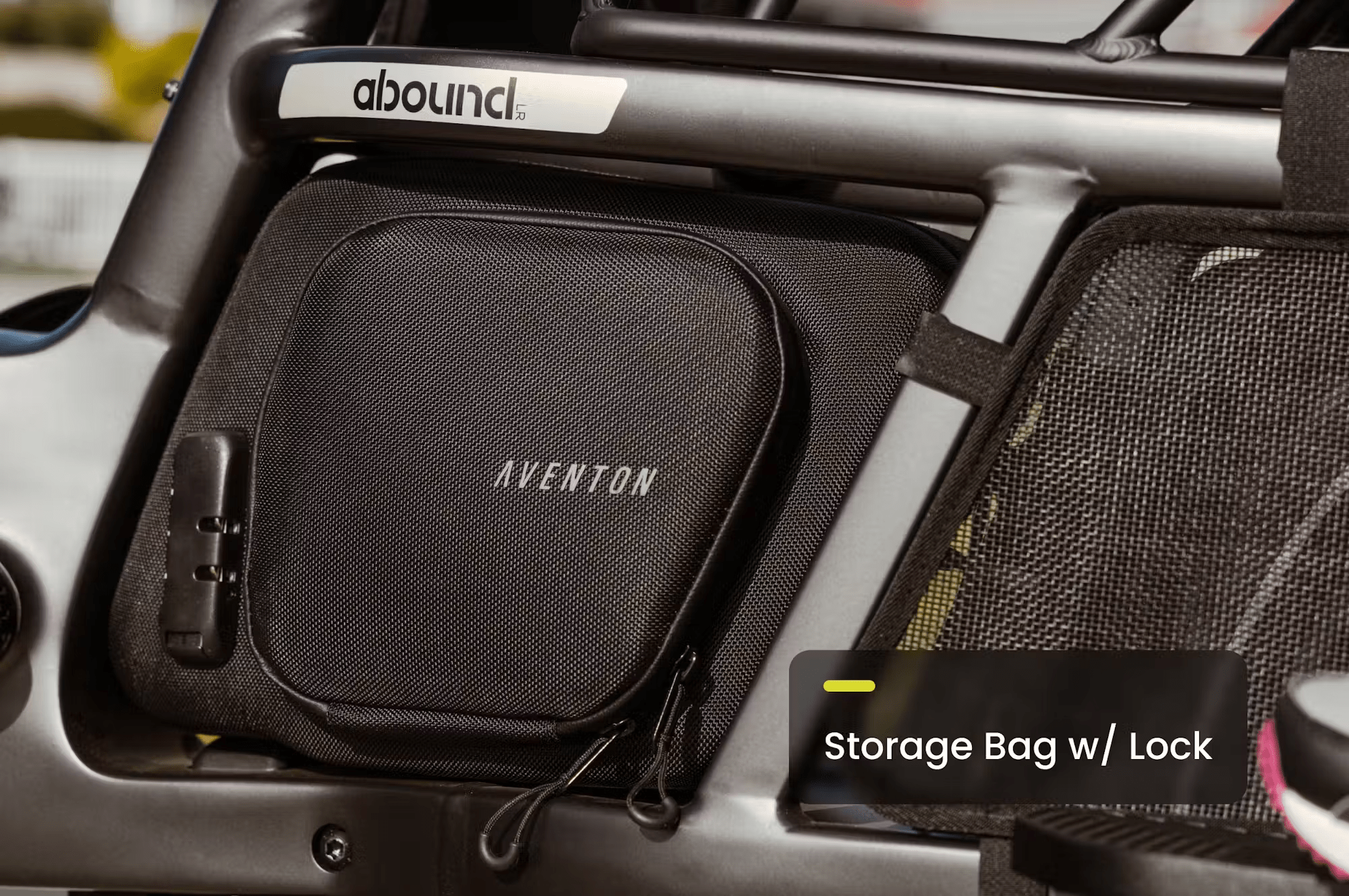 Aventon Abound LR Cargo E - Bike - Black Girl Golf