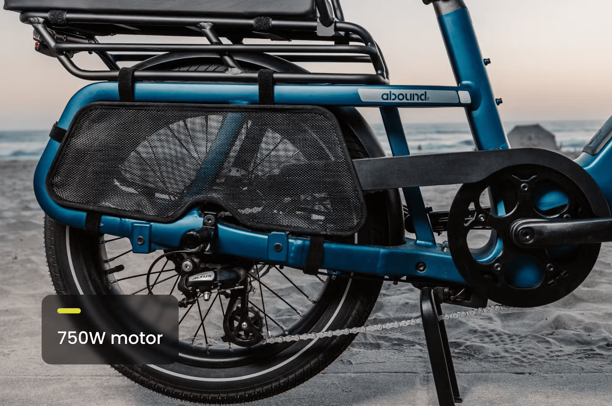Aventon Abound SR Cargo E - Bike - Black Girl Golf
