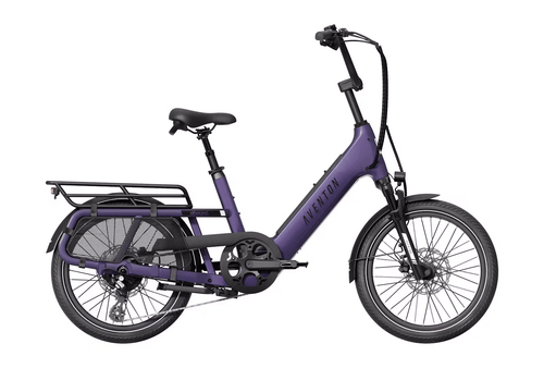 Aventon Abound SR Cargo E - Bike - Black Girl Golf