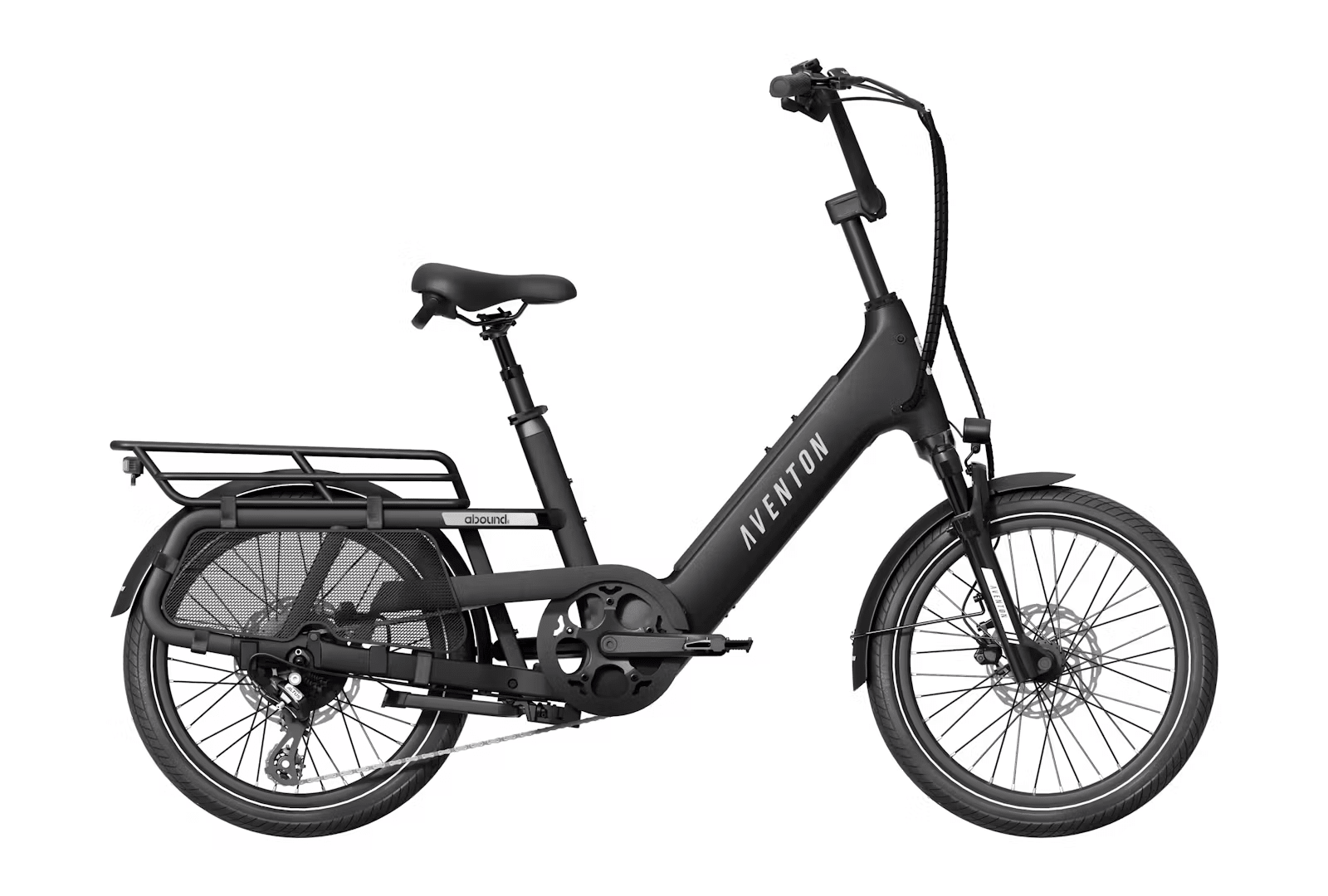 Aventon Abound SR Cargo E - Bike - Black Girl Golf