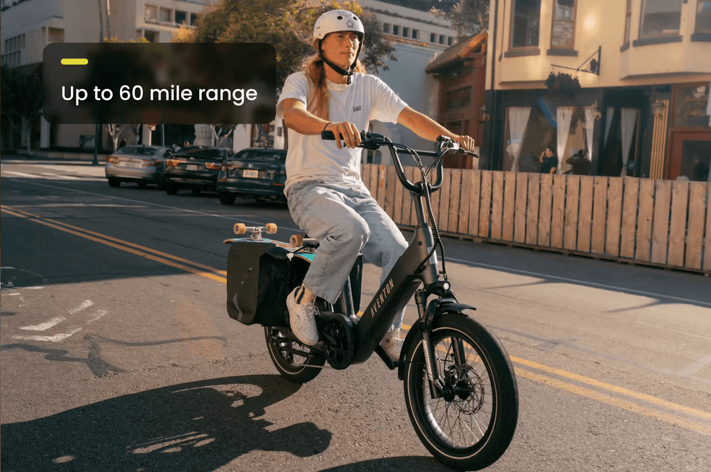 Aventon Abound SR Cargo E - Bike - Black Girl Golf