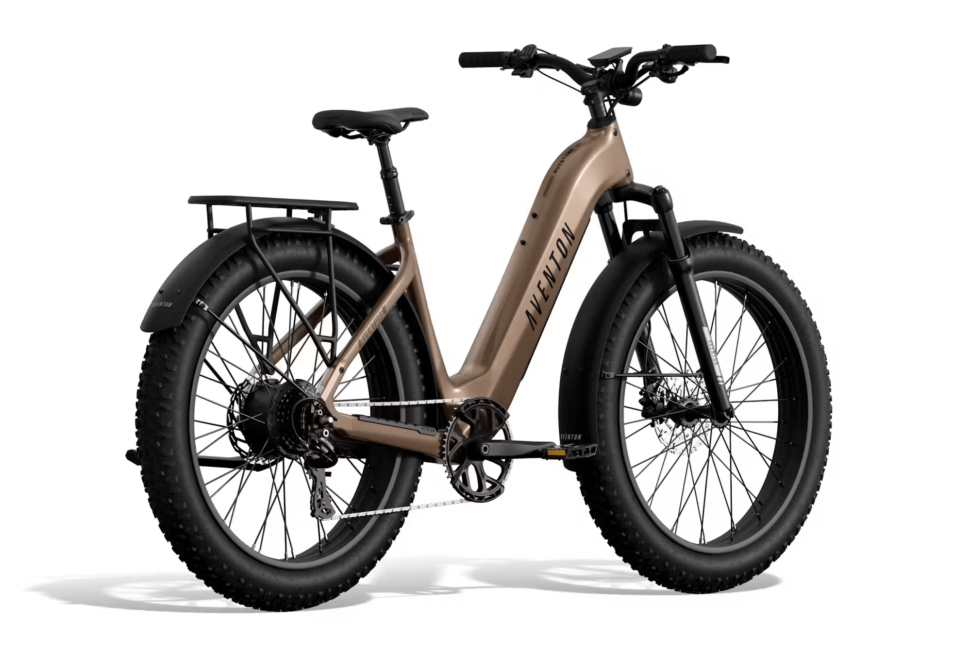 Aventon Aventure.3 E - Bike Step - Through - Black Girl Golf