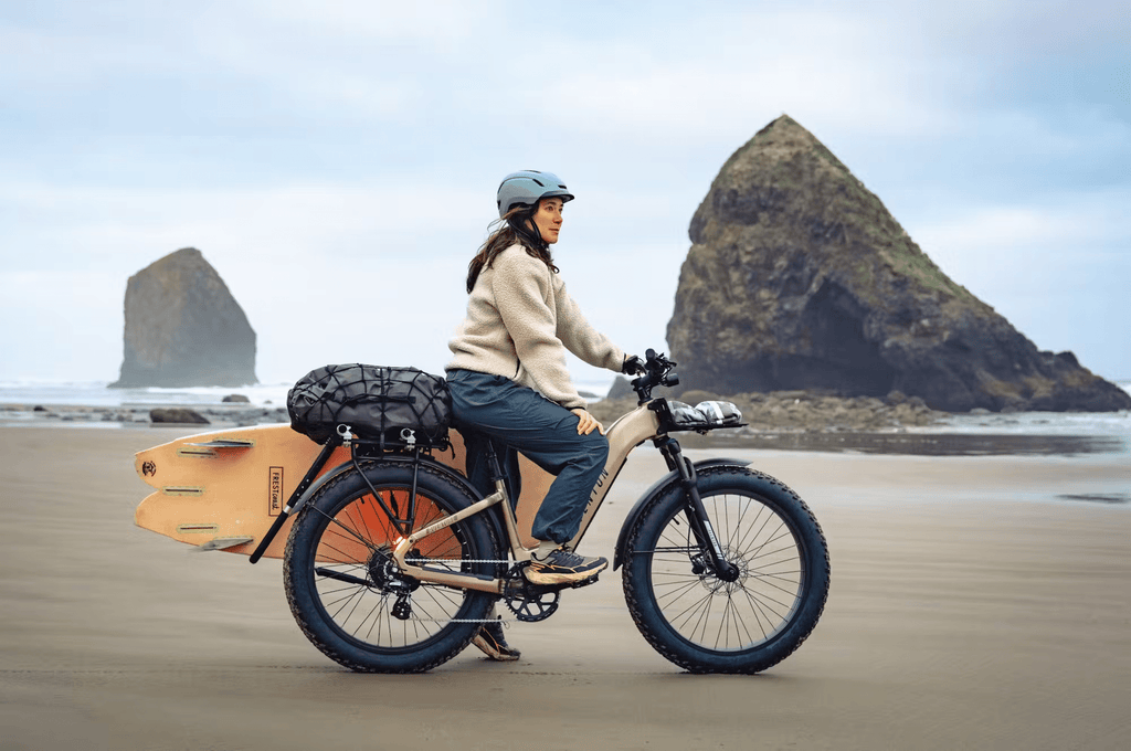 Aventon Aventure.3 E - Bike Step - Through - Black Girl Golf