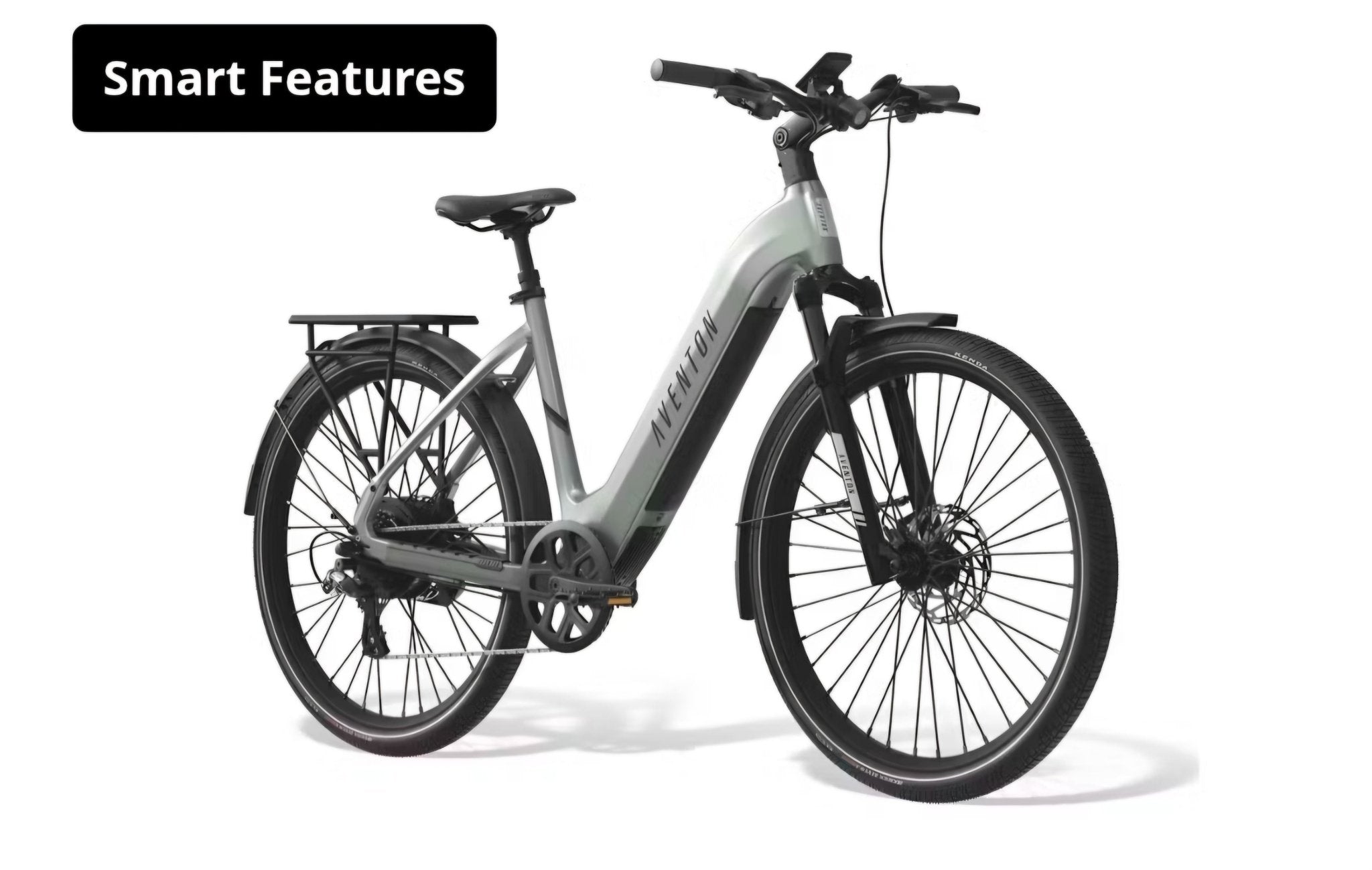 Aventon Level.3 Commuter E - Bike Step - Through - Black Girl Golf