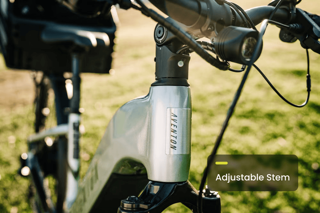 Aventon Level.3 Commuter E - Bike Step - Through - Black Girl Golf