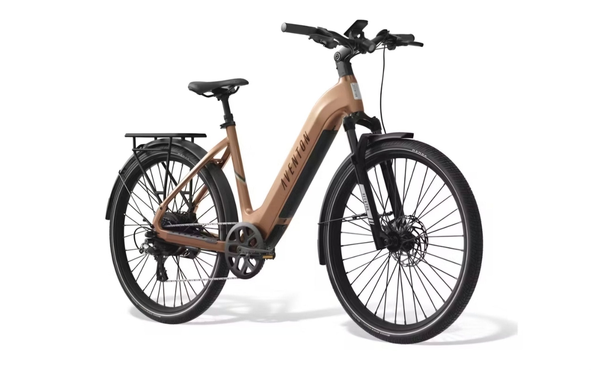 Aventon Level.3 Commuter E - Bike Step - Through - Black Girl Golf