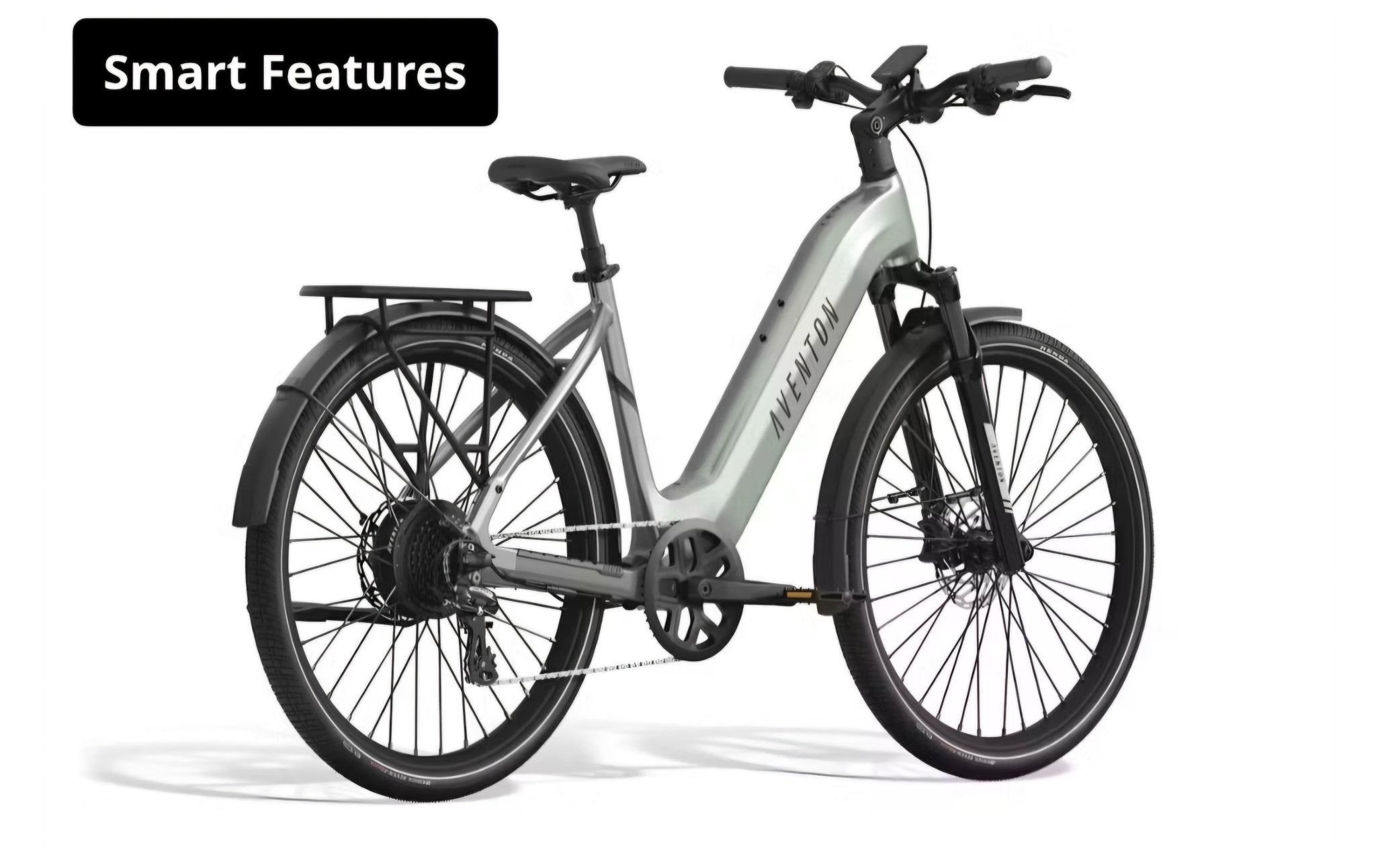 Aventon Level.3 Commuter E - Bike Step - Through - Black Girl Golf