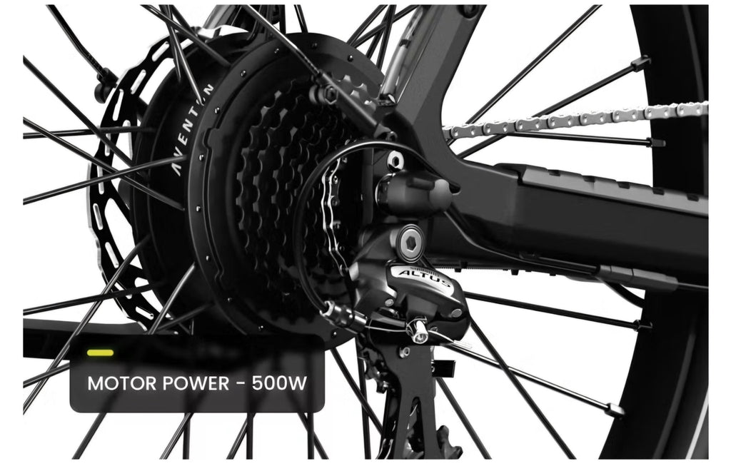 Aventon Level.3 Commuter E - Bike Step - Through - Black Girl Golf