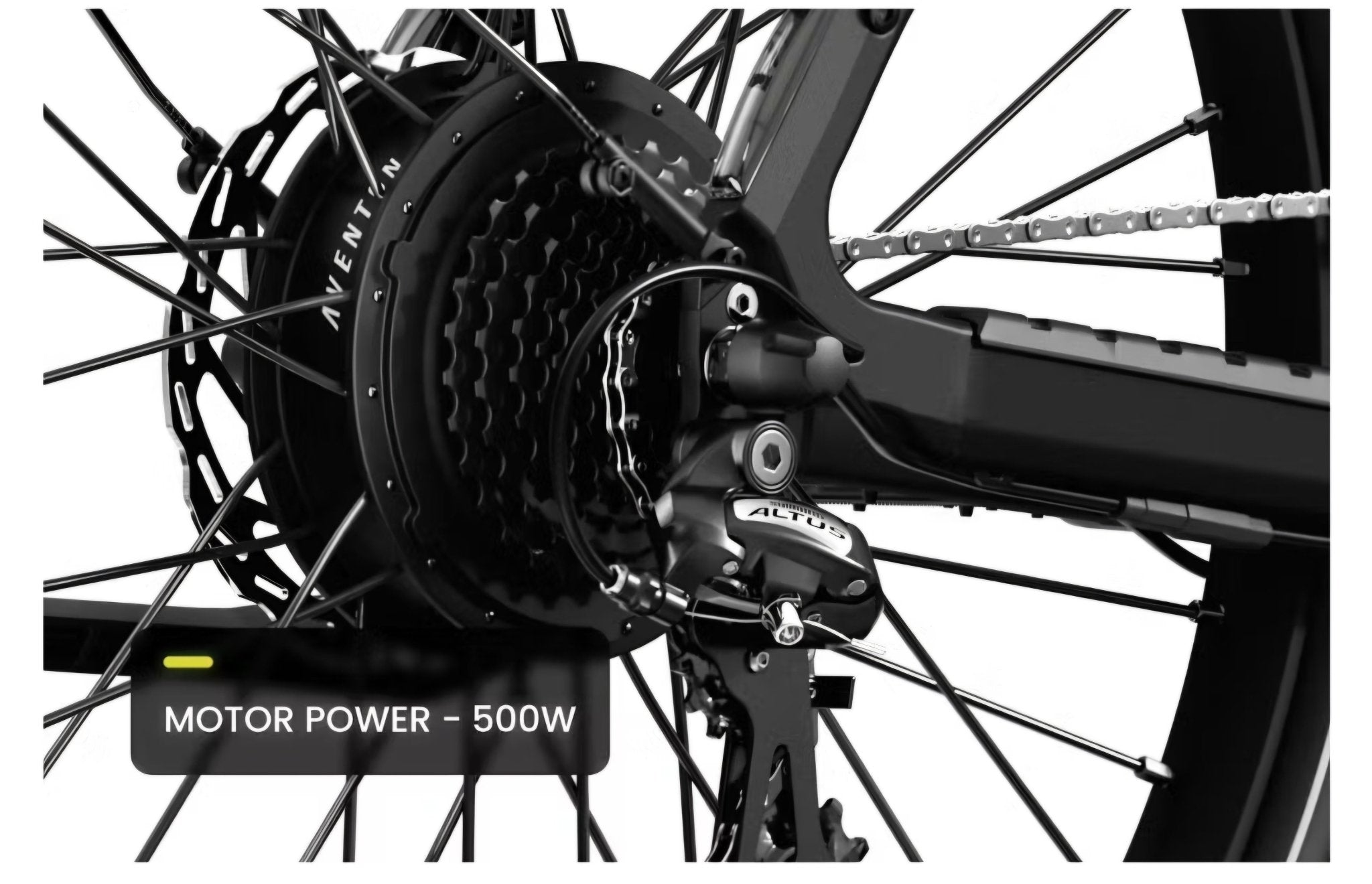 Aventon Level.3 Commuter E - Bike Step - Through - Black Girl Golf