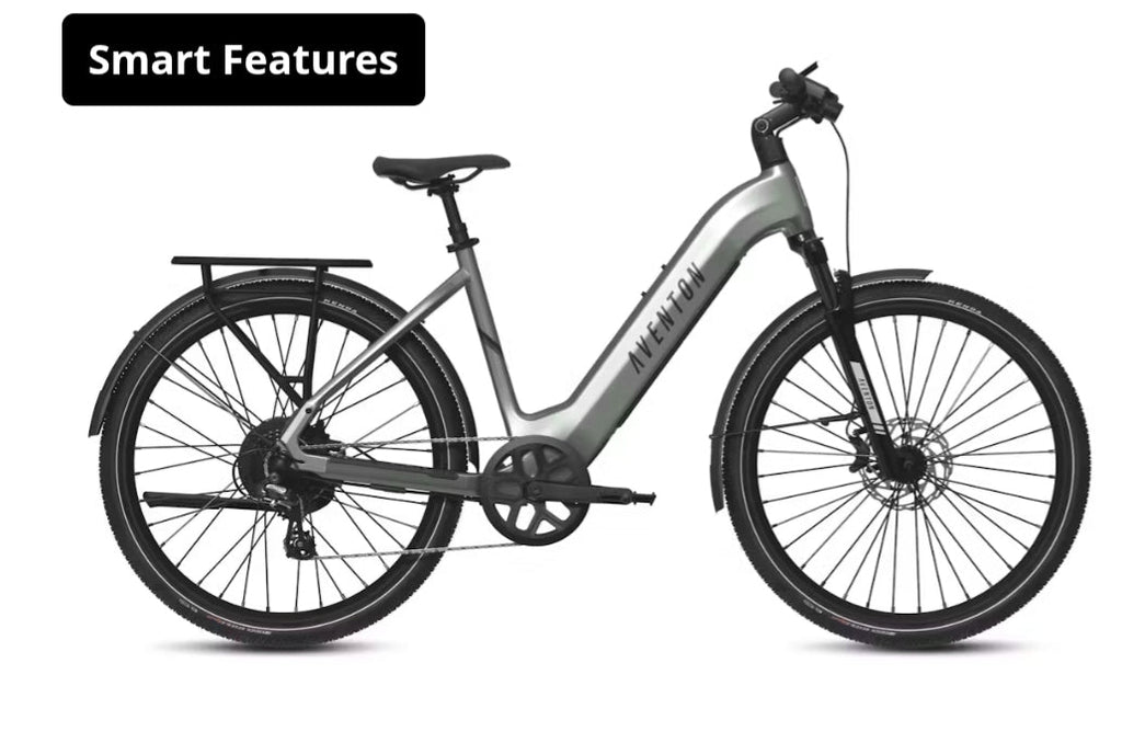 Aventon Level.3 Commuter E - Bike Step - Through - Black Girl Golf
