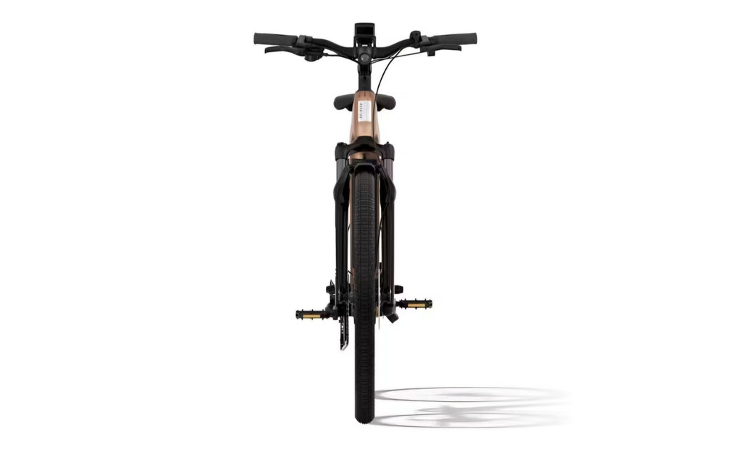 Aventon Level.3 Commuter E - Bike Step - Through - Black Girl Golf