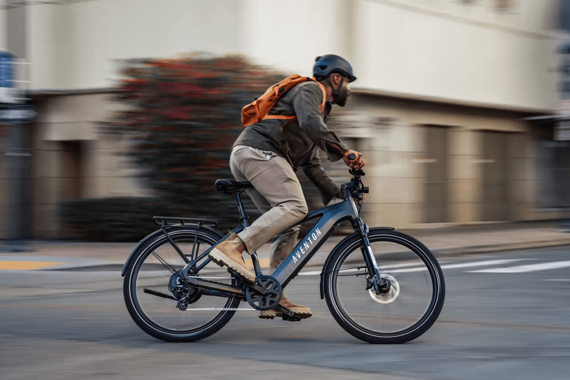 Aventon Level.3 Commuter E - Bike Step - Through - Black Girl Golf