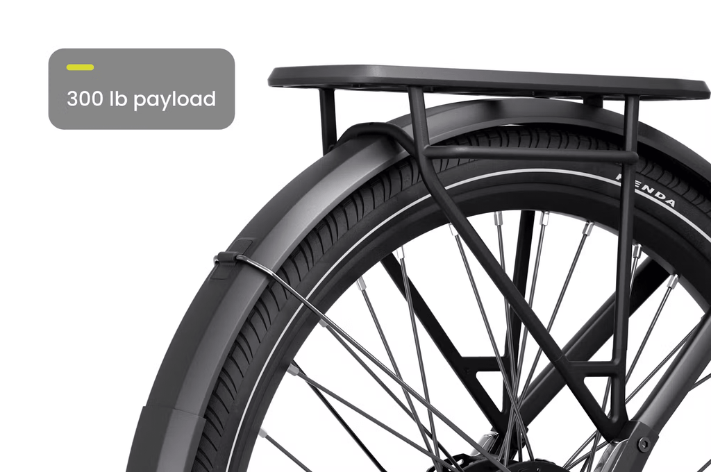 Aventon Level.3 E - Bike Step - Over - Black Girl Golf