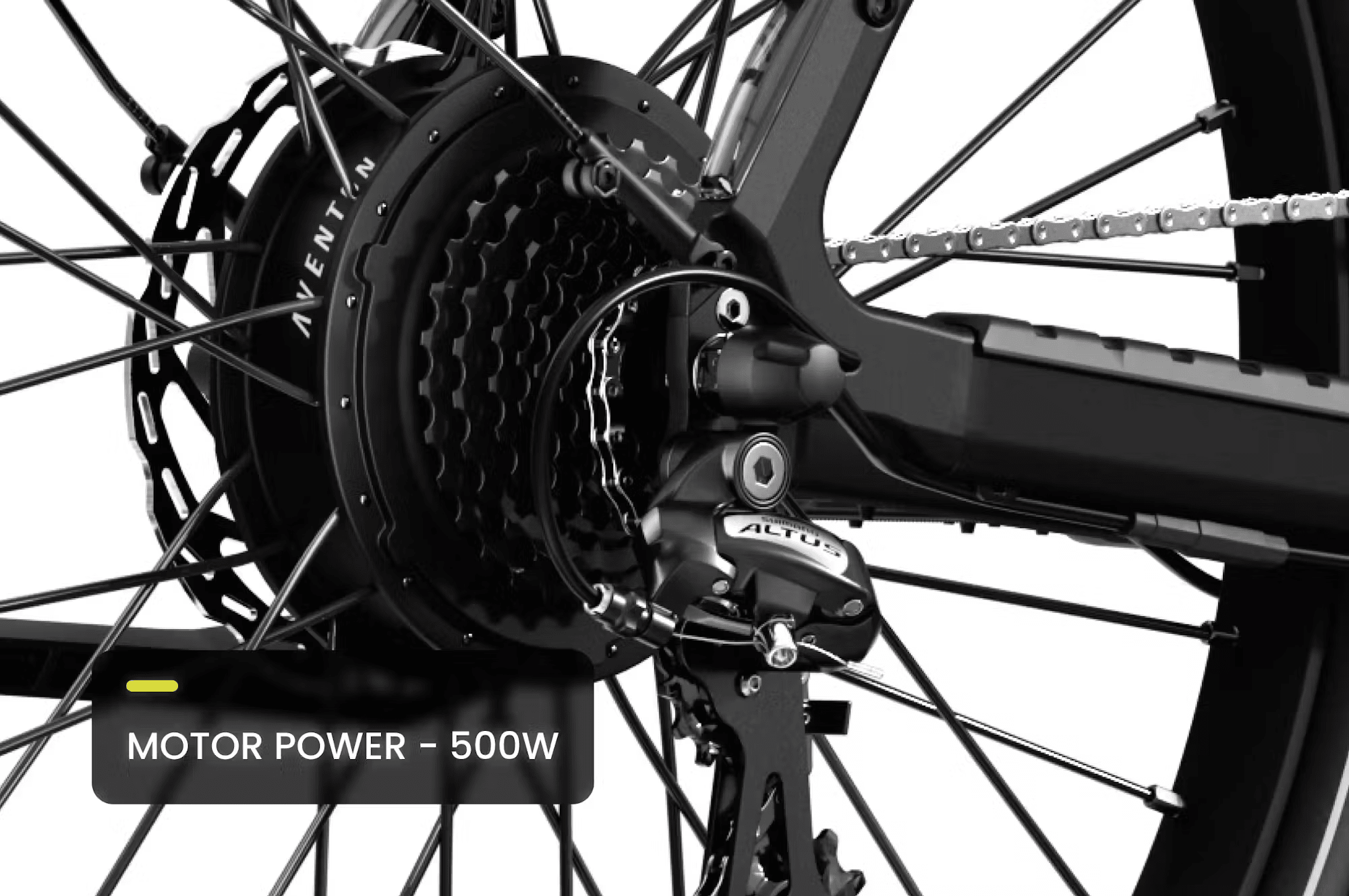 Aventon Level.3 E - Bike Step - Over - Black Girl Golf