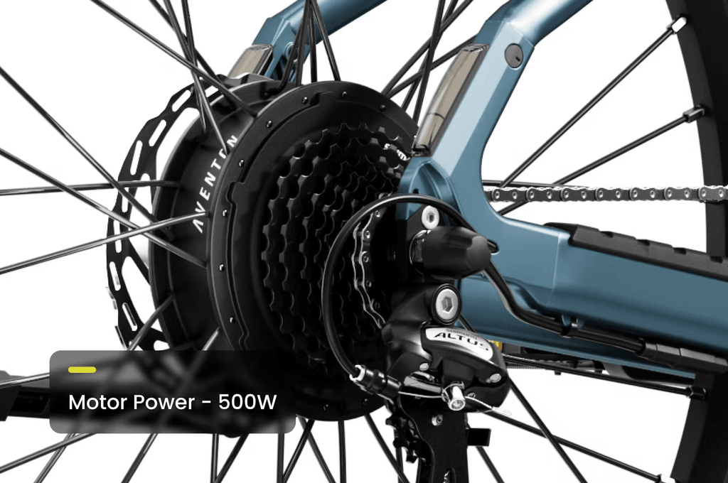 Aventon Pace 4 Step - Through E - bike - Black Girl Golf