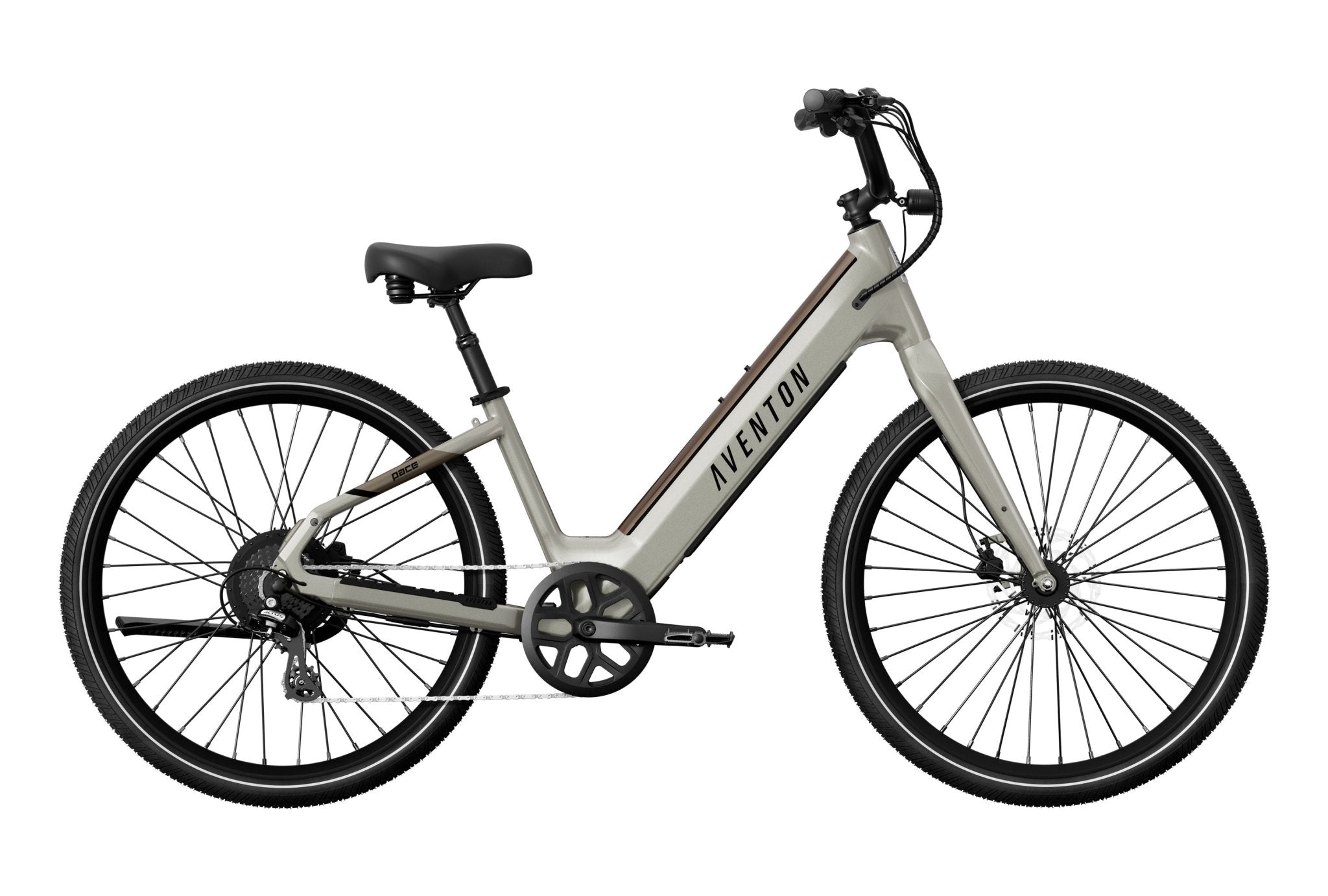 Aventon Pace 4 Step - Through E - bike - Black Girl Golf