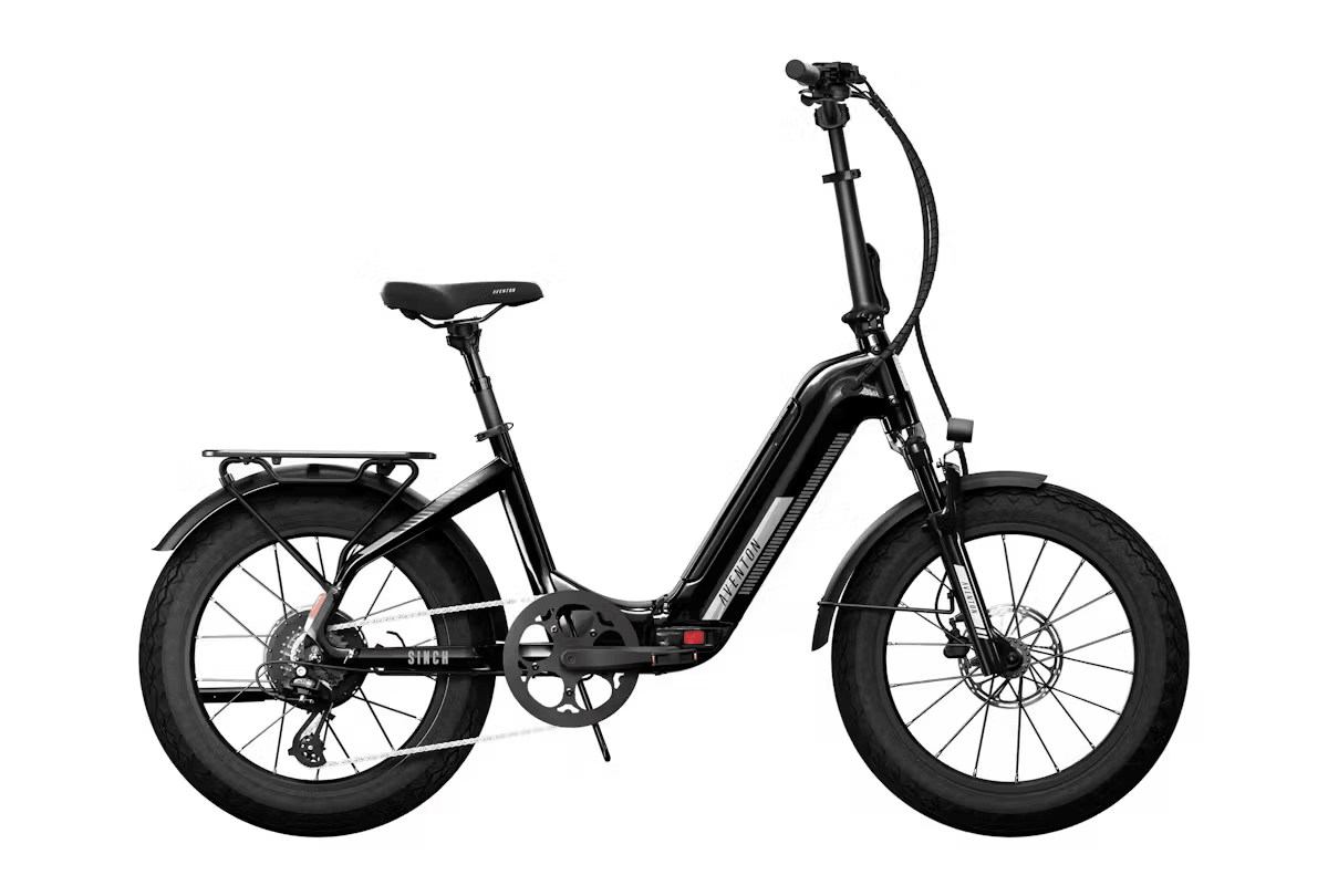 Aventon Sinch 2.5 Folding E - Bike - Black Girl Golf