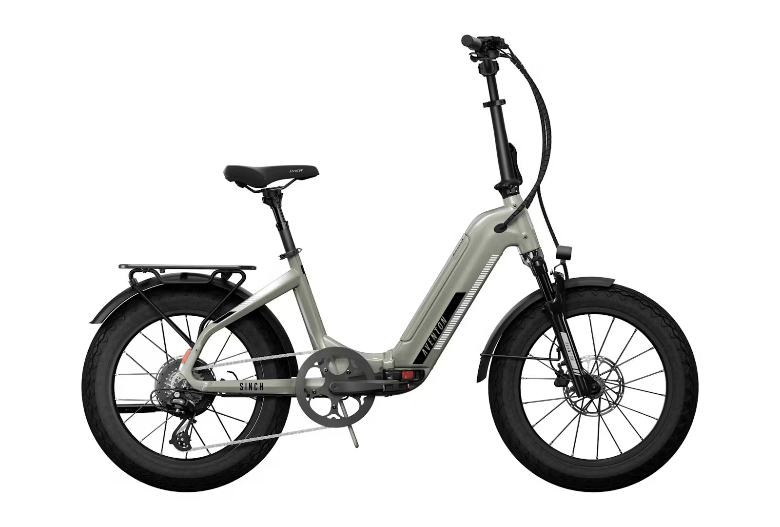 Aventon Sinch 2.5 Folding E - Bike - Black Girl Golf