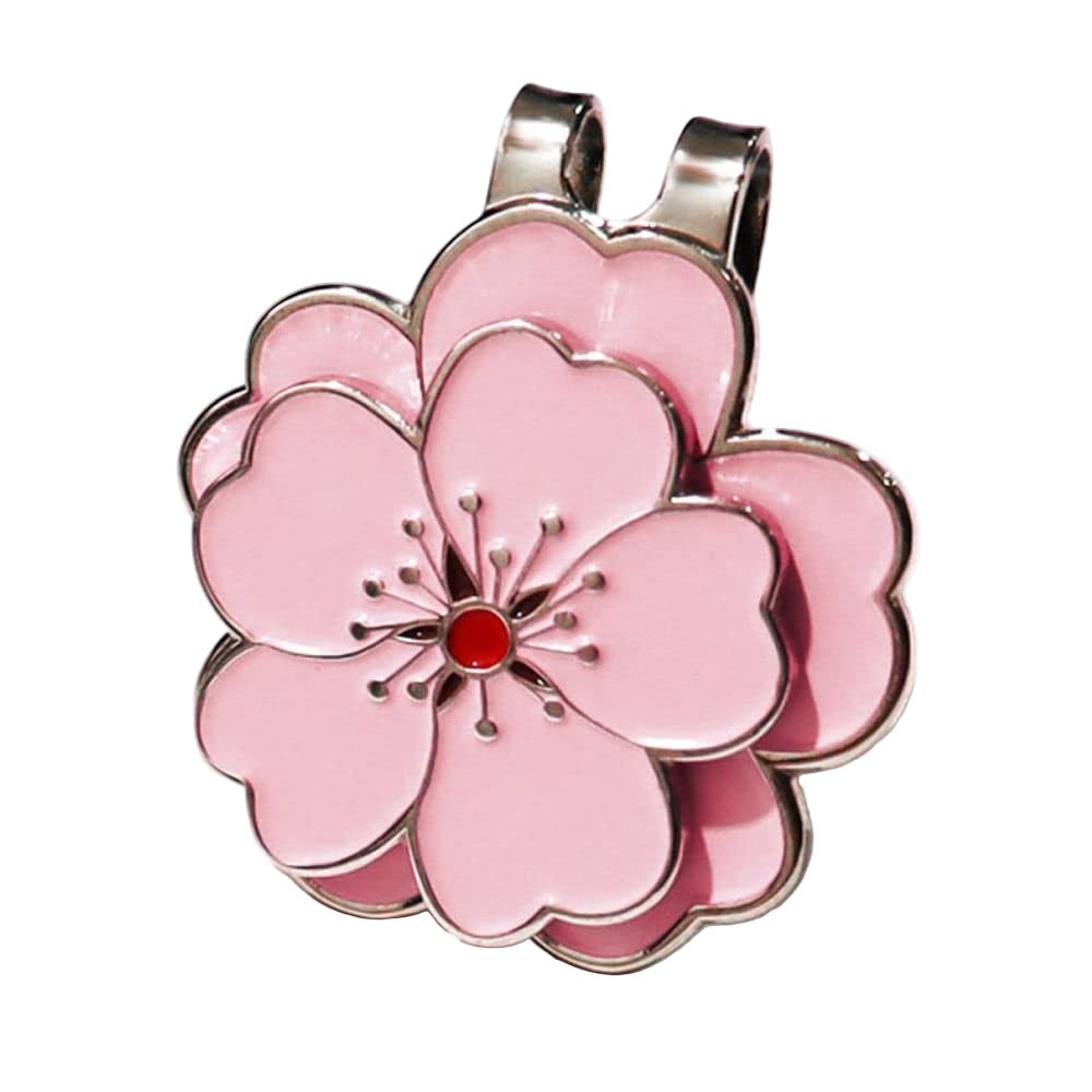 Azalea Bloom Golf Ball Marker Clip - Black Girl Golf