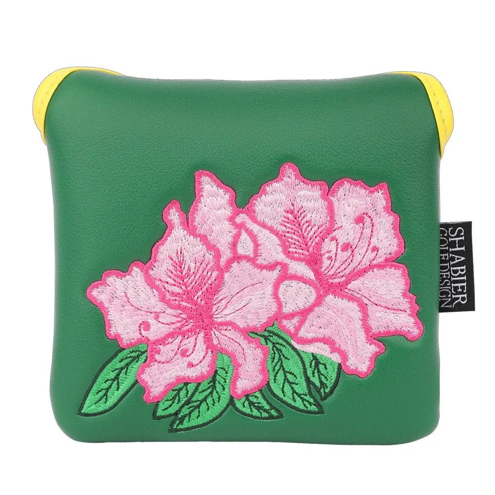 Azalea Bloom Mallet Putter Cover – Leather Edition - Black Girl Golf