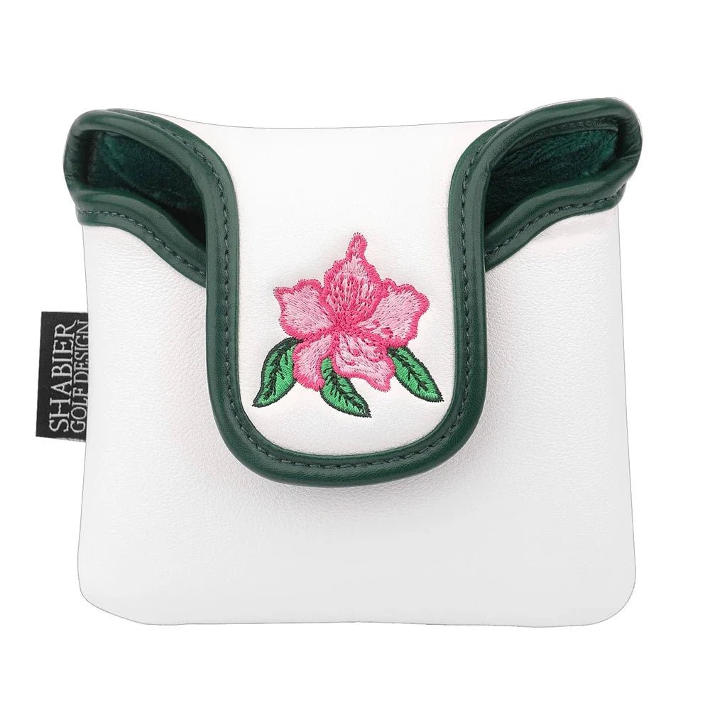 Azalea Bloom Mallet Putter Cover – Leather Edition - Black Girl Golf