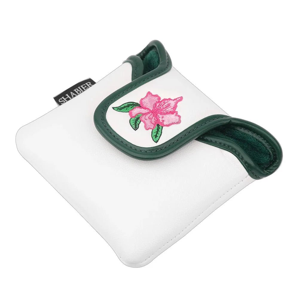 Azalea Bloom Mallet Putter Cover – Leather Edition - Black Girl Golf
