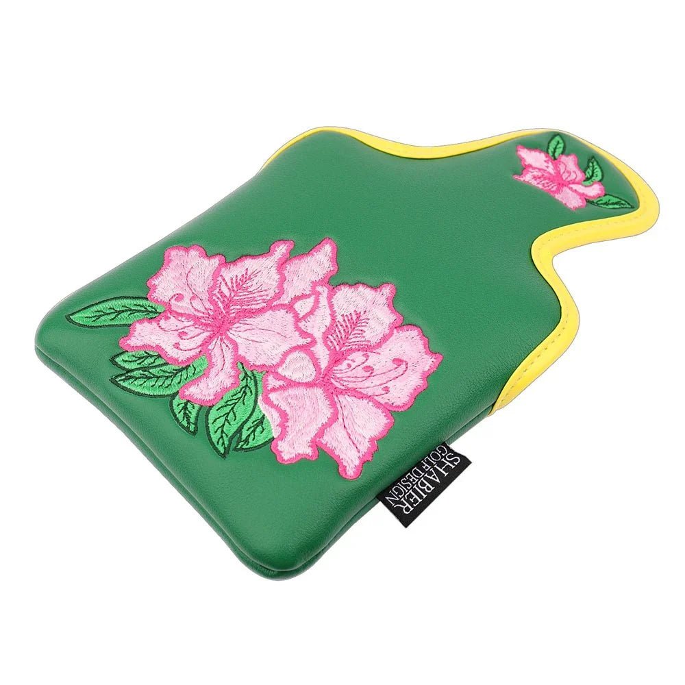 Azalea Bloom Mallet Putter Cover – Leather Edition - Black Girl Golf