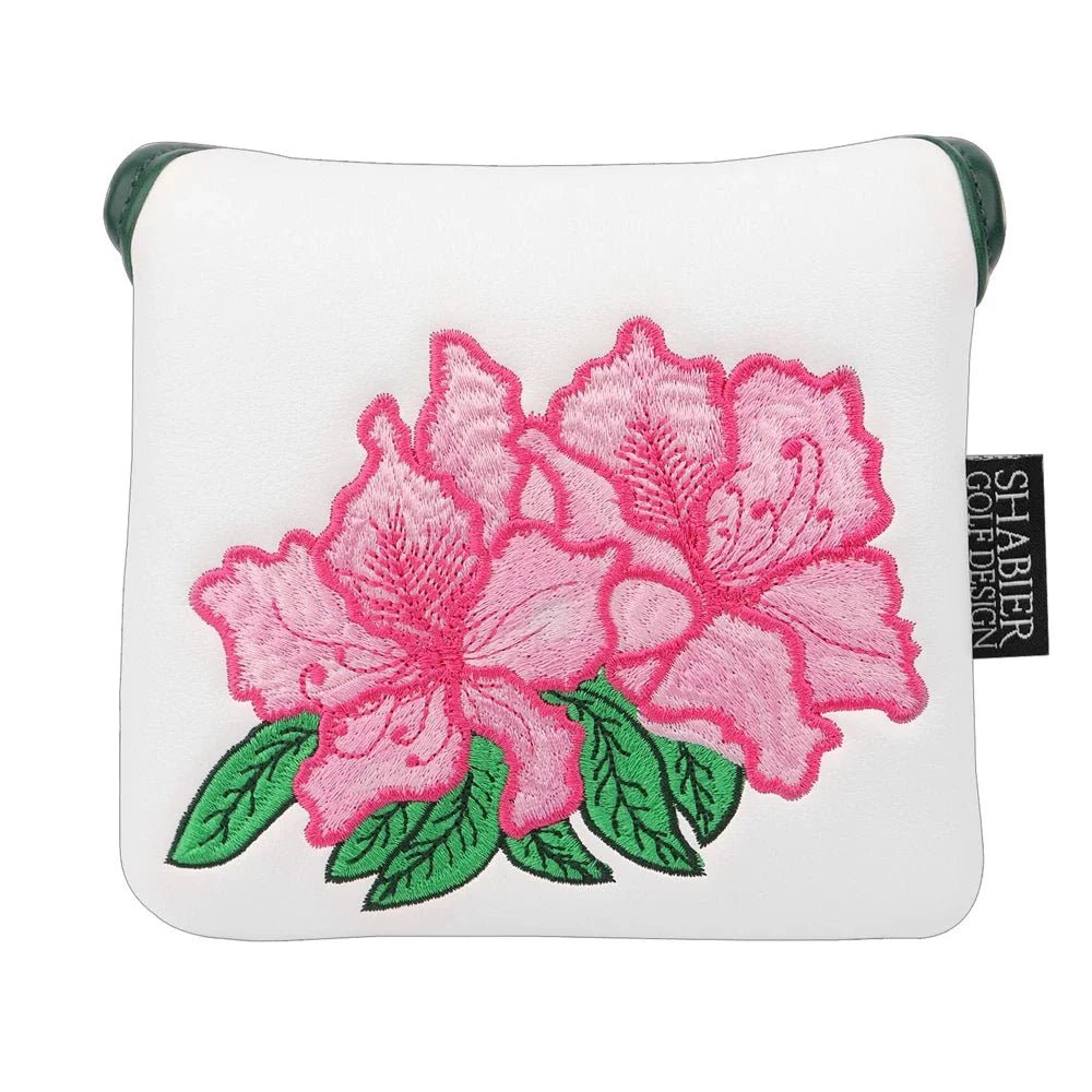 Azalea Bloom Mallet Putter Cover – Leather Edition - Black Girl Golf