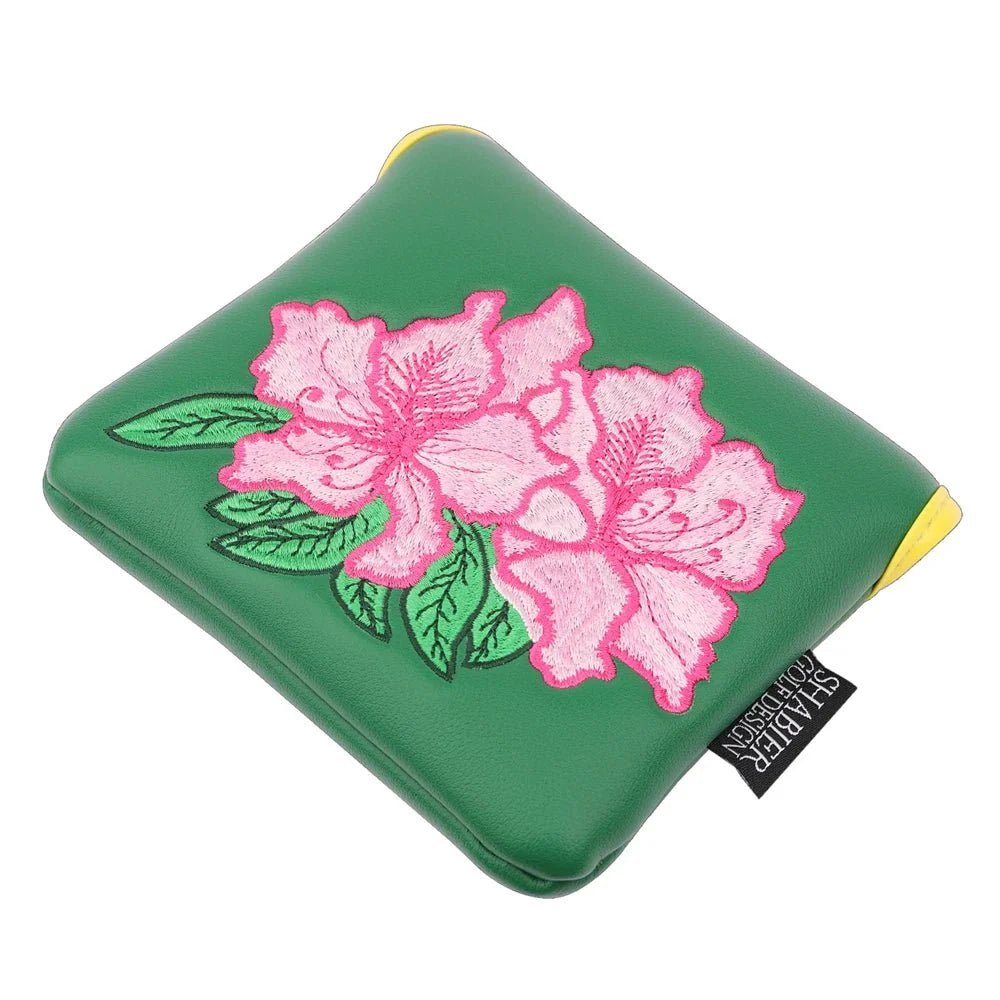Azalea Bloom Mallet Putter Cover – Leather Edition - Black Girl Golf