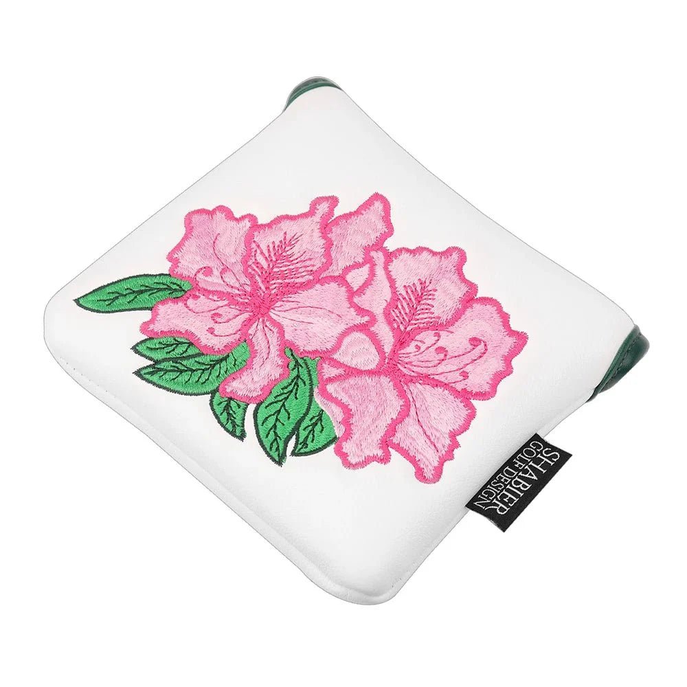 Azalea Bloom Mallet Putter Cover – Leather Edition - Black Girl Golf