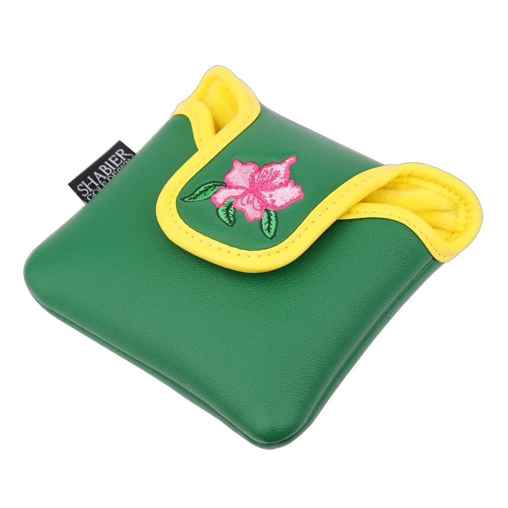 Azalea Bloom Mallet Putter Cover – Leather Edition - Black Girl Golf
