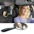 Baby Car Mirror Safety View Back Seat Mirror Baby Facing Rear Ward Infant Care Square Safety Kids Adjustable Rearview Wide Car Safety Easy View Back Seat Mirror Baby Facing Rear Ward Child Infant Care Square Safety Baby Kids Monitor Car Accessories - Black Girl Golf
