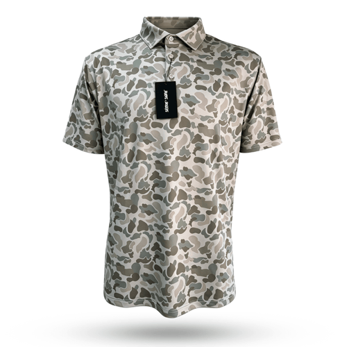 "Back 9 Camo" Golf Polo - Black Girl Golf