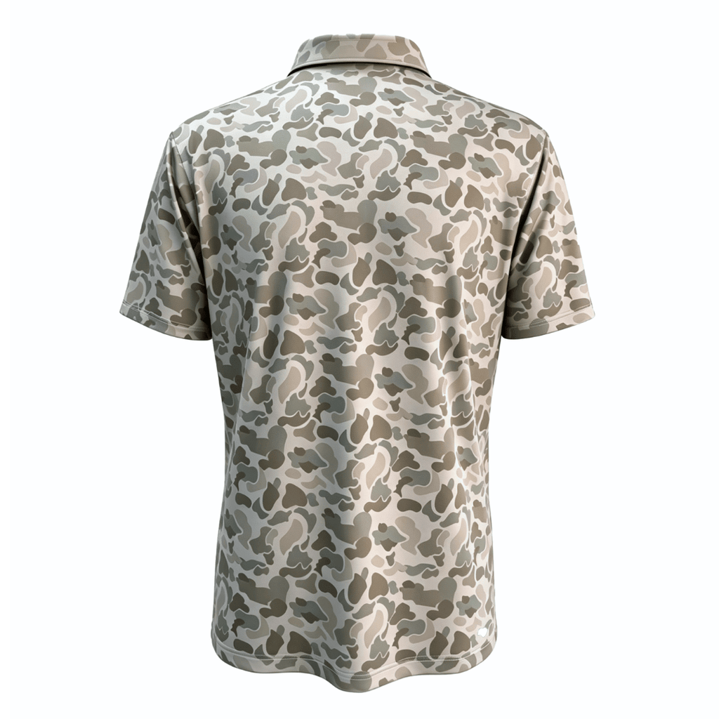 "Back 9 Camo" Golf Polo - Black Girl Golf