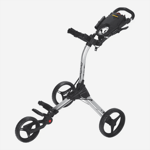 Bag Boy Compact 3 Push Cart - Black Girl Golf
