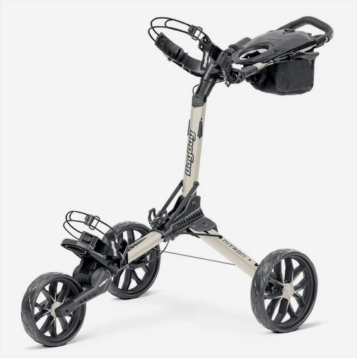 Bag Boy Nitron Auto Open Push Cart - Black Girl Golf