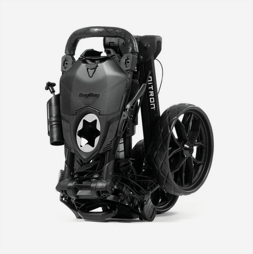 Bag Boy Nitron Auto Open Push Cart - Black Girl Golf