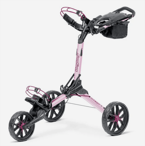 Bag Boy Nitron Auto Open Push Cart - Black Girl Golf