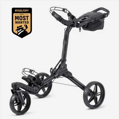Bag Boy Nitron Swivel Golf Push Cart - Black Girl Golf