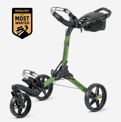 Bag Boy Nitron Swivel Golf Push Cart - Black Girl Golf