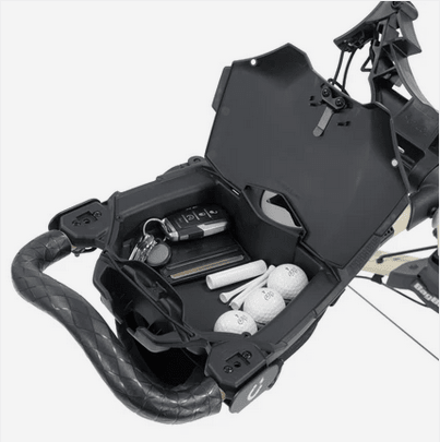 Bag Boy Nitron Swivel Golf Push Cart - Black Girl Golf