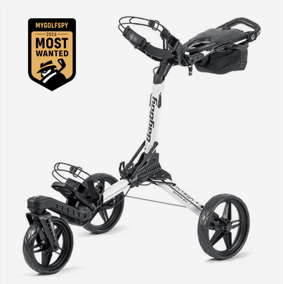 Bag Boy Nitron Swivel Golf Push Cart - Black Girl Golf