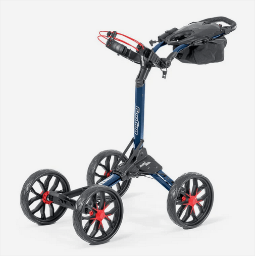 Bag Boy Quad Pro Push Cart - Black Girl Golf