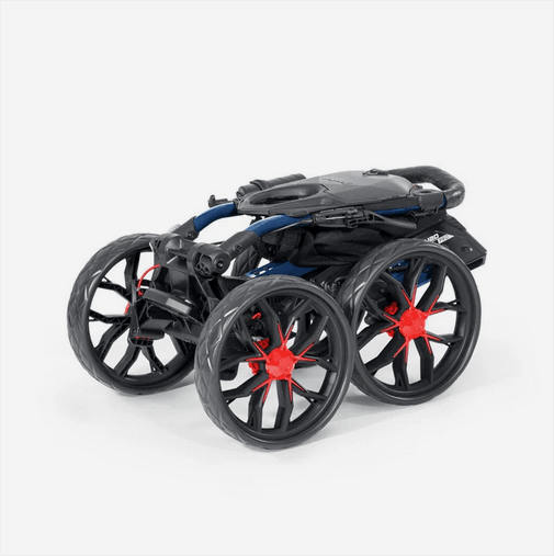 Bag Boy Quad Pro Push Cart - Black Girl Golf