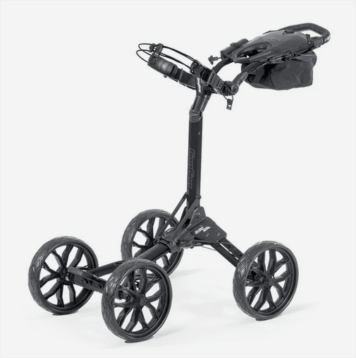 Bag Boy Quad Pro Push Cart - Black Girl Golf