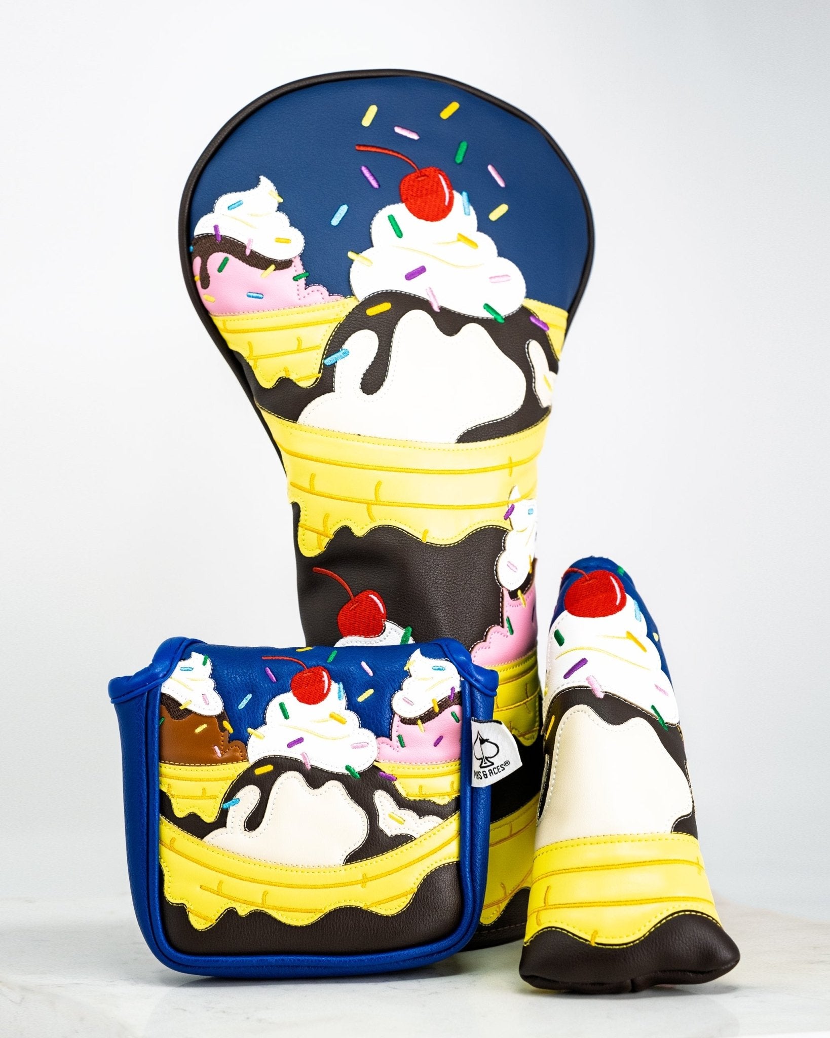Banana Split - Blade Putter Cover - Black Girl Golf