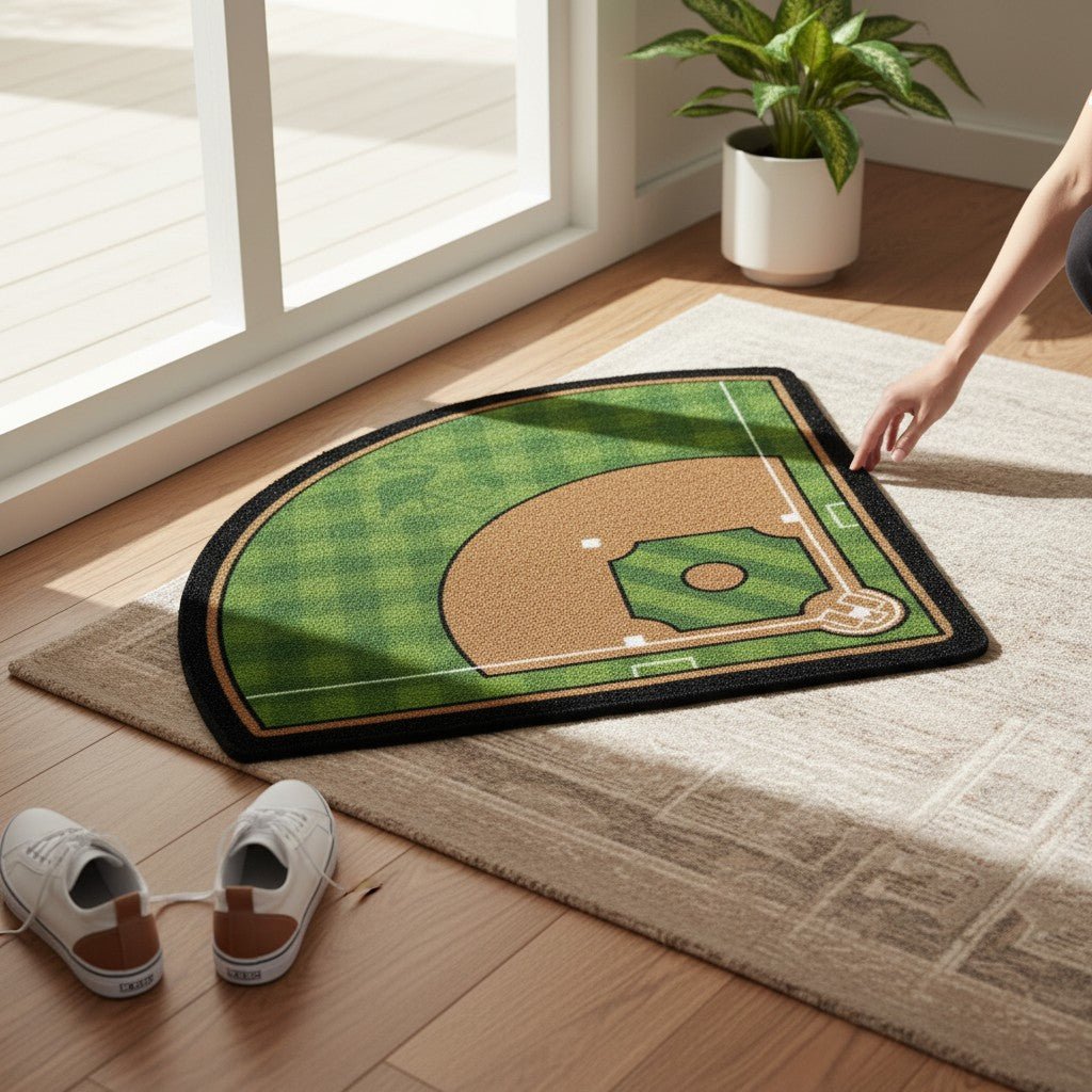 Baseball Field | Golf Shop Mat | Cart Accessory - Black Girl Golf