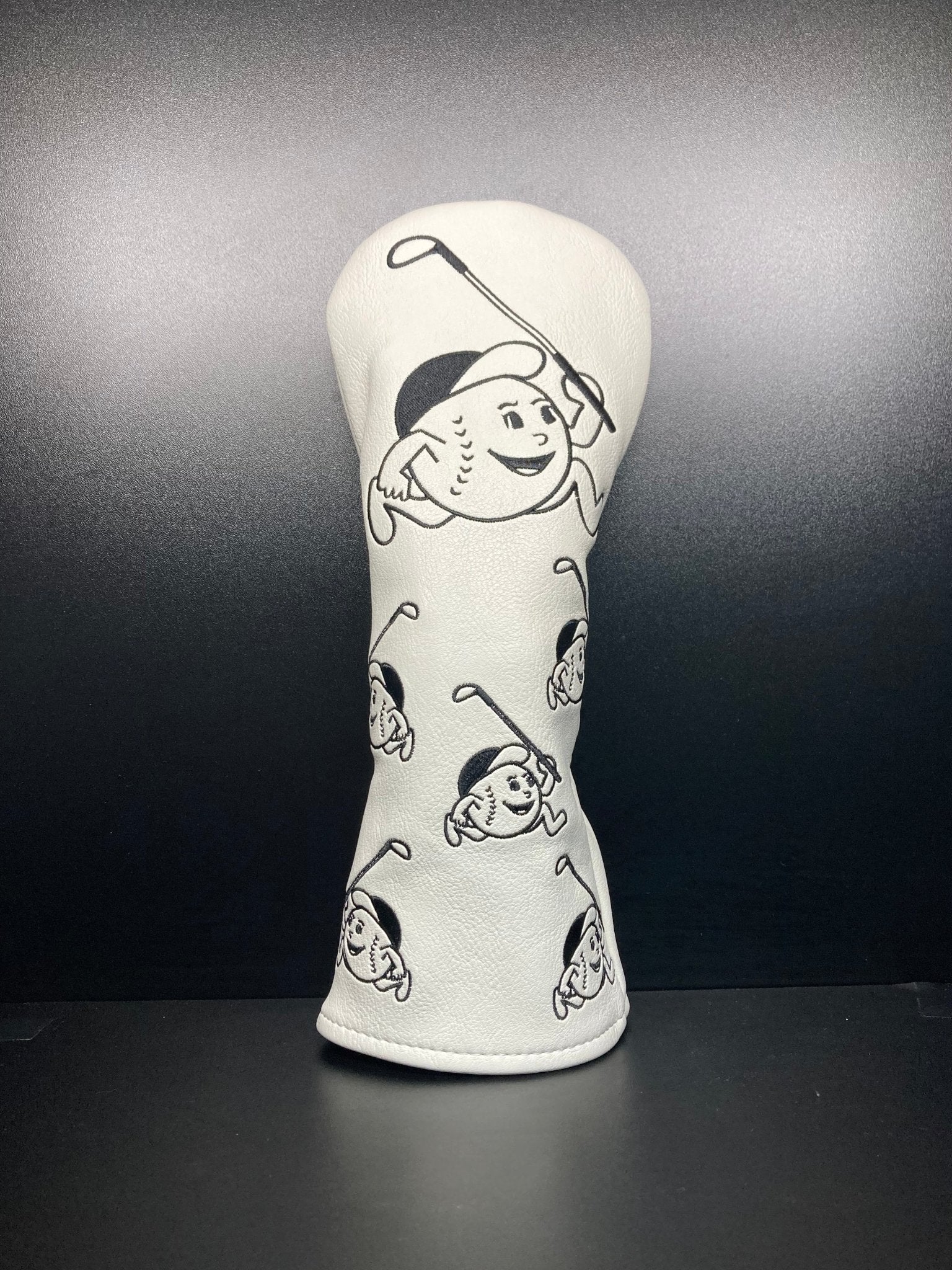 Baseball Golfer Headcover - Black Girl Golf