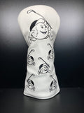 Baseball Golfer Headcover - Black Girl Golf