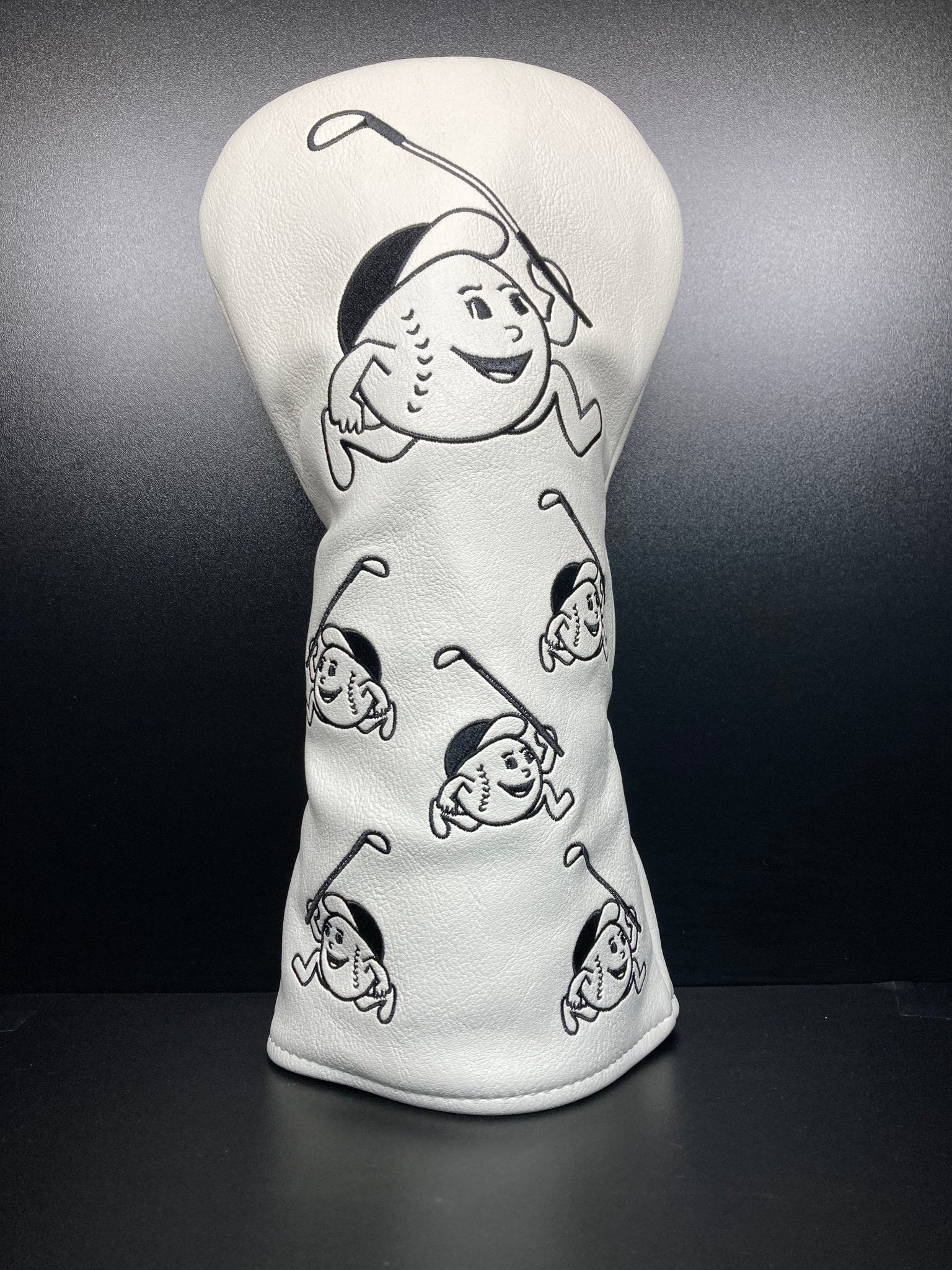 Baseball Golfer Headcover - Black Girl Golf